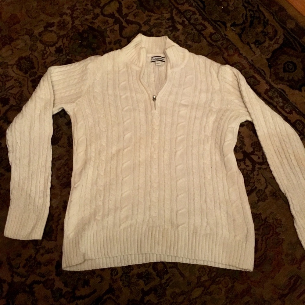 Croft & Barrow Cable Knit Quarter-Zip Sweater